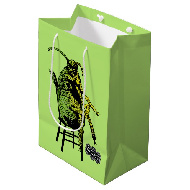 Beetlejuice | Beetle in Chair Medium Gift Bag (Front Angled)