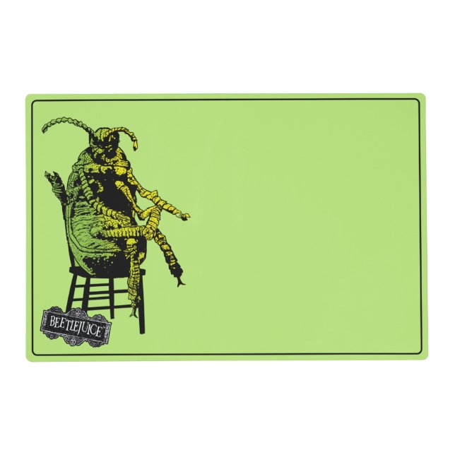 Beetlejuice | Beetle in Chair Placemat (Front)