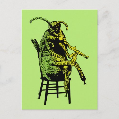 Beetlejuice  Beetle in Chair Postcard