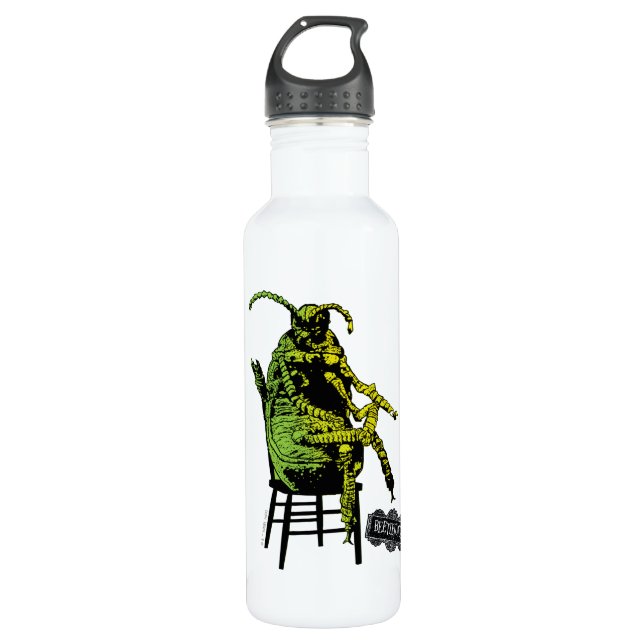 Beetlejuice | Beetle in Chair Stainless Steel Water Bottle (Front)