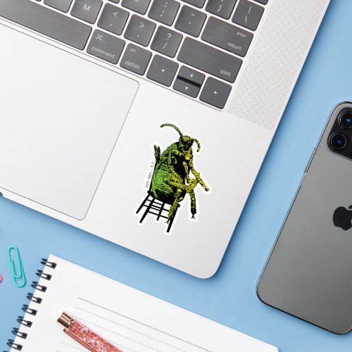 Beetlejuice  Beetle in Chair Sticker