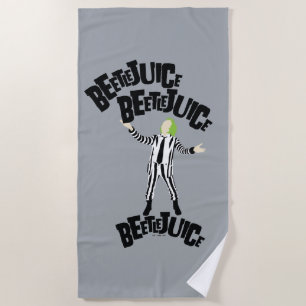 Beetlejuice Beetlejuice Beetlejuice Beach Towel
