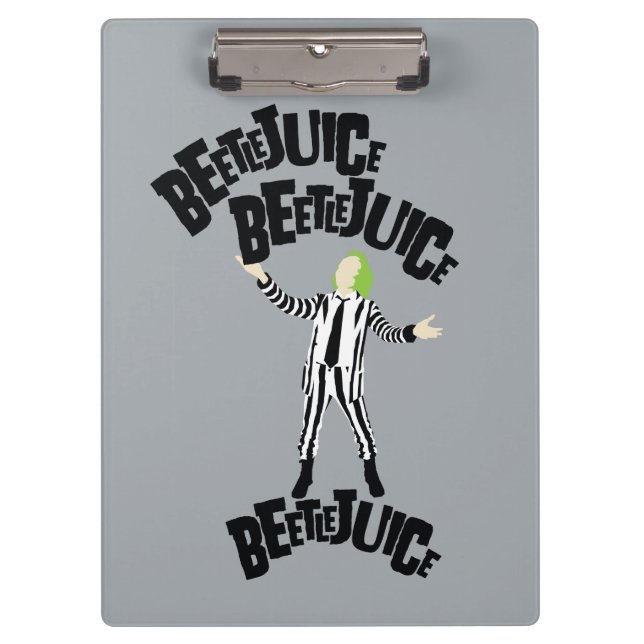 Beetlejuice Beetlejuice Beetlejuice Clipboard (Front)