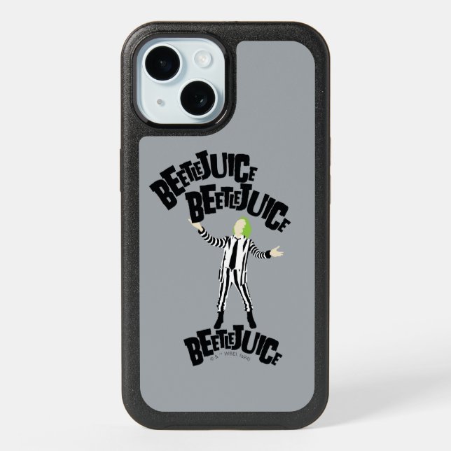 Beetlejuice Beetlejuice Beetlejuice iPhone 15 Case (Back)