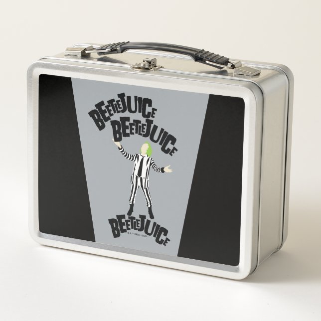 Beetlejuice Beetlejuice Beetlejuice Metal Lunch Box (Front)