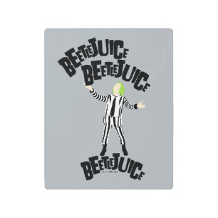 Beetlejuice Beetlejuice Beetlejuice Metal Print