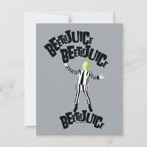 Beetlejuice Beetlejuice Beetlejuice Note Card