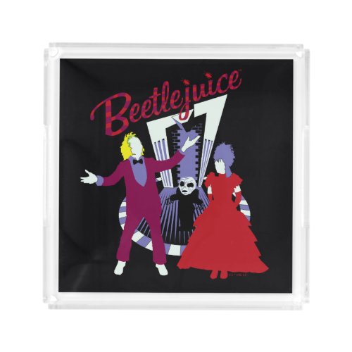 Beetlejuice  Beetlejuice  Lydia Wedding Acrylic Tray