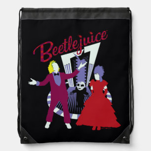 Beetlejuice Beetlejuice & Lydia Wedding Drawstring Bag