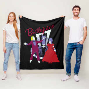 Beetlejuice   Beetlejuice & Lydia Wedding Fleece Blanket