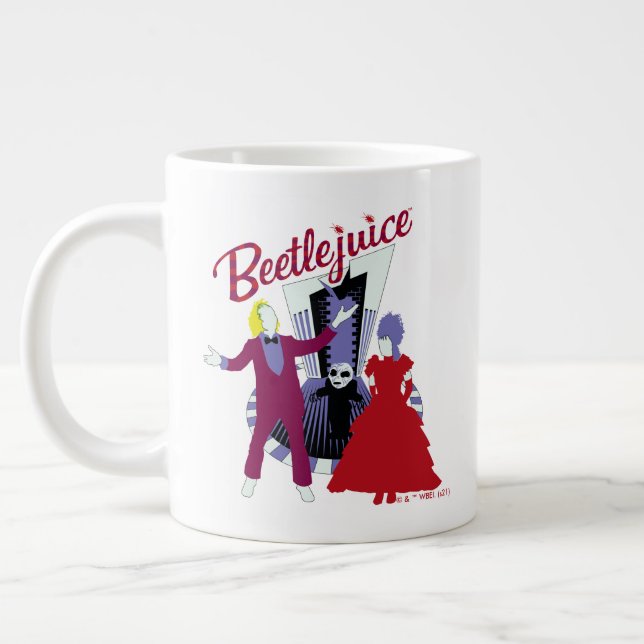 Beetlejuice | Beetlejuice & Lydia Wedding Giant Coffee Mug (Left)