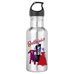 Beetlejuice   Beetlejuice & Lydia Wedding Stainless Steel Water Bottle