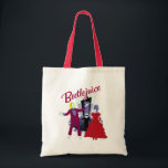 Beetlejuice | Beetlejuice & Lydia Wedding Tote Bag<br><div class="desc">Illustration of Beetlejuice and Lydia Deetz's wedding ceremony.</div>