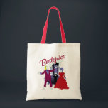 Beetlejuice | Beetlejuice & Lydia Wedding Tote Bag<br><div class="desc">Illustration of Beetlejuice and Lydia Deetz's wedding ceremony.</div>