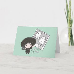 Beetlejuice Chibi Lydia Ghost Photography Card