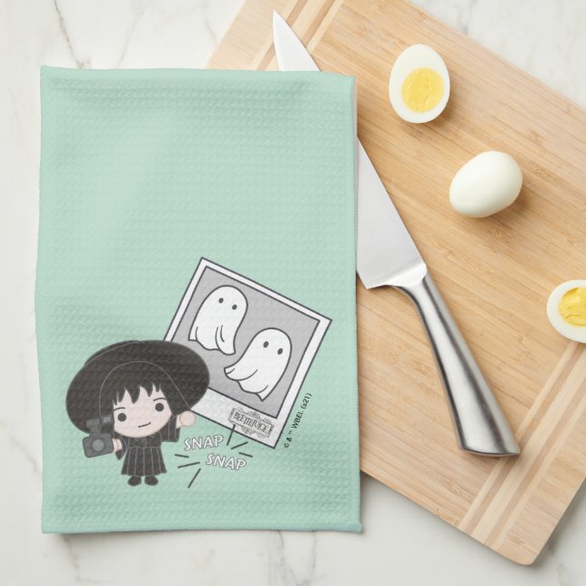 Beetlejuice | Chibi Lydia Ghost Photography Kitchen Towel (Quarter Fold)
