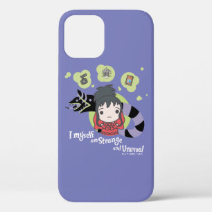 Beetlejuice   Chibi Lydia "Strange and Unusual" iPhone 12 Case