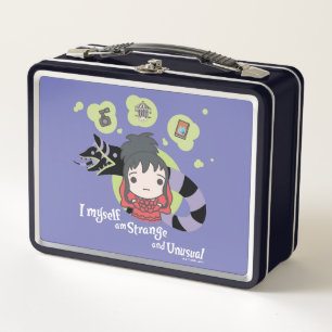 Beetlejuice Chibi Lydia "Strange and Unusual" Metal Lunch Box