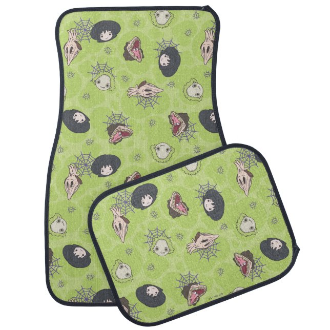 Beetlejuice | Cute Chibi Toss Pattern Car Floor Mat (Set)