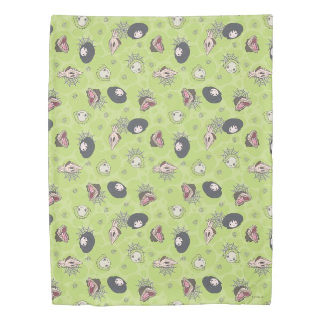 Beetlejuice | Cute Chibi Toss Pattern Duvet Cover (Front)