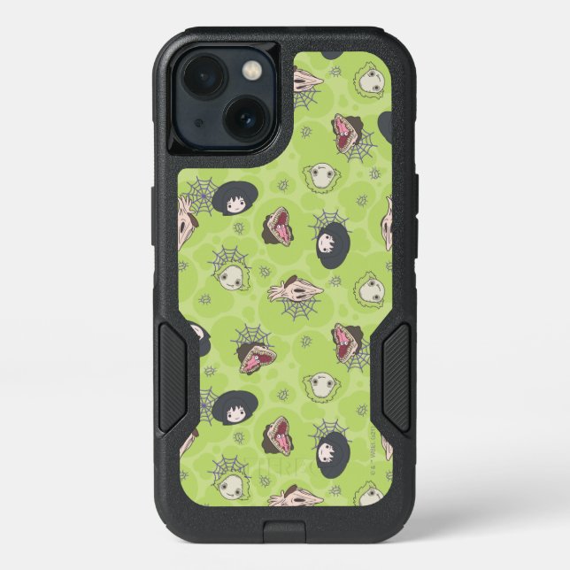 Beetlejuice | Cute Chibi Toss Pattern Otterbox iPhone Case (Back)
