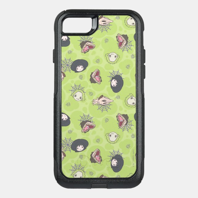 Beetlejuice | Cute Chibi Toss Pattern Otterbox iPhone Case (Back)