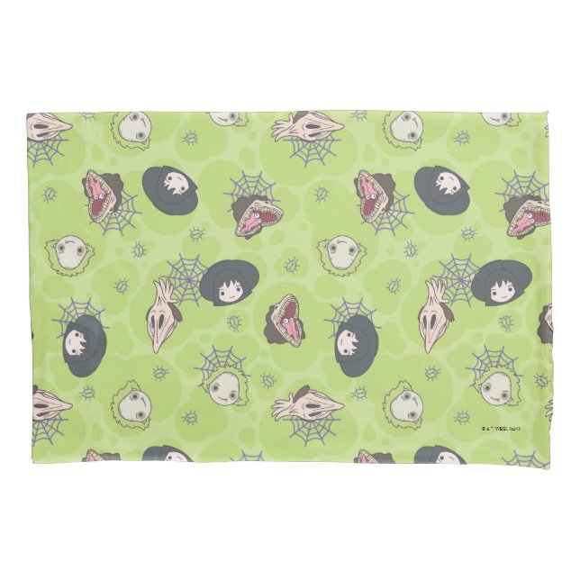 Beetlejuice | Cute Chibi Toss Pattern Pillow Case (Front)