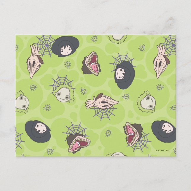 Beetlejuice | Cute Chibi Toss Pattern Postcard (Front)
