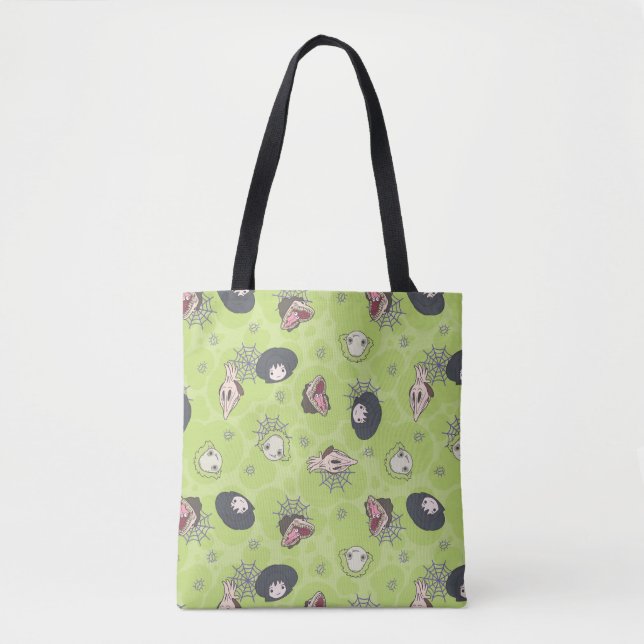 Beetlejuice | Cute Chibi Toss Pattern Tote Bag (Front)