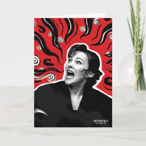 Beetlejuice  Delia Deetz Card