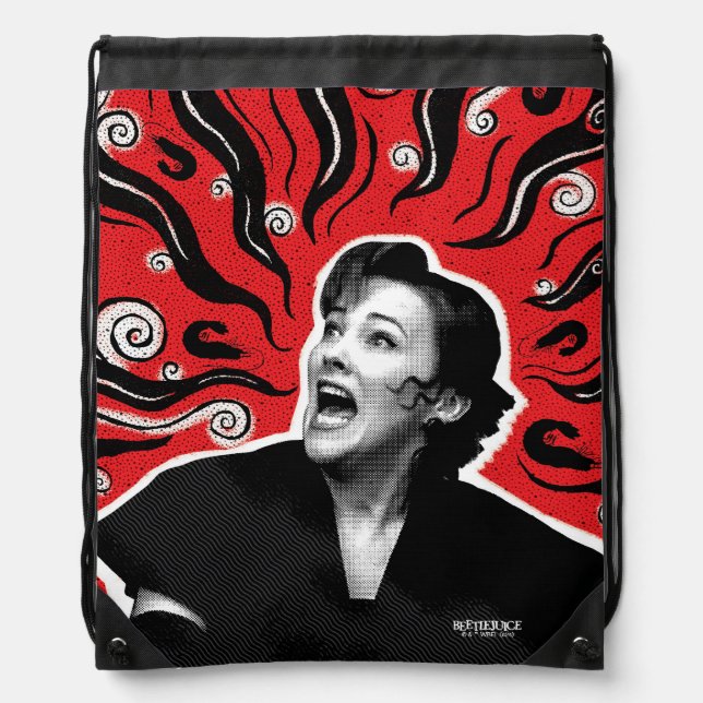Beetlejuice | Delia Deetz Drawstring Bag (Front)