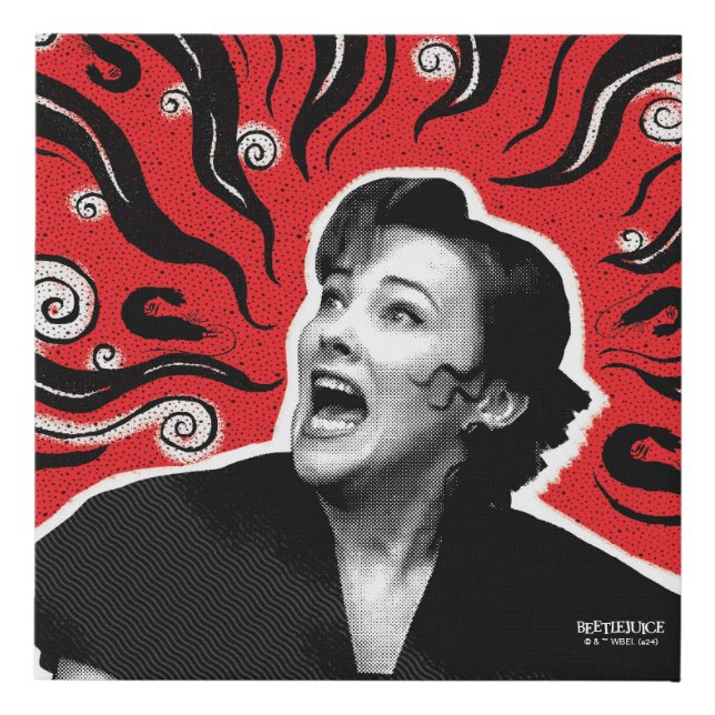 Beetlejuice | Delia Deetz Faux Canvas Print (Front)