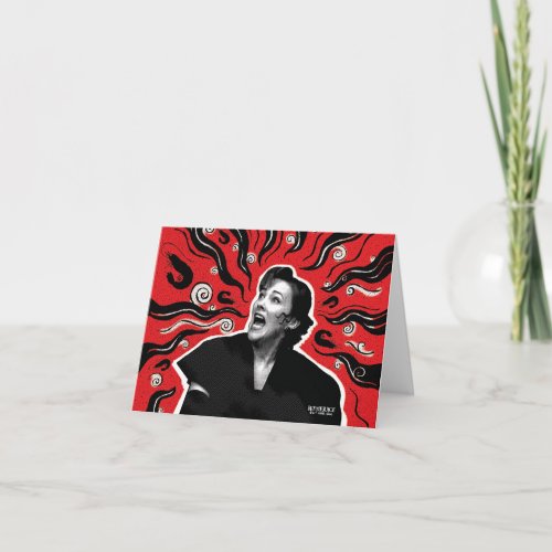 Beetlejuice  Delia Deetz Note Card