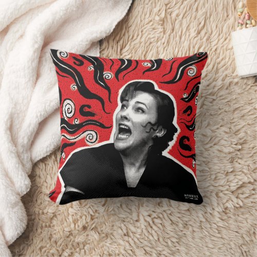 Beetlejuice  Delia Deetz Throw Pillow