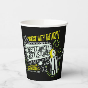 Beetlejuice "Ghost With The Most" Marquee Paper Cups
