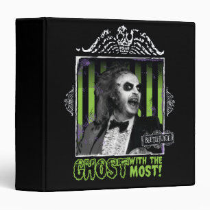 Beetlejuice "Ghost With The Most" Portrait 3 Ring Binder