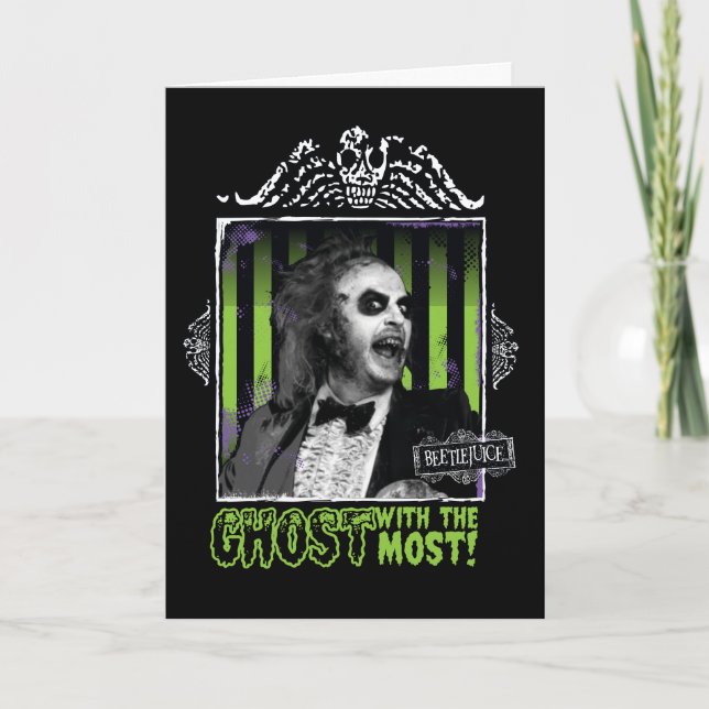 Beetlejuice | "Ghost With The Most" Portrait Card (Front)