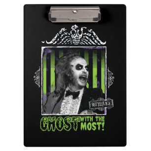 Beetlejuice   "Ghost With The Most" Portrait Clipboard