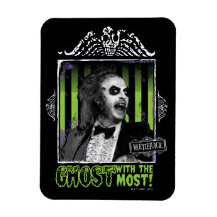 Beetlejuice "Ghost With The Most" Portrait Magnet