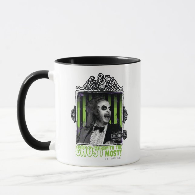 Beetlejuice | "Ghost With The Most" Portrait Mug (Left)