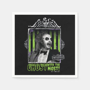 Beetlejuice "Ghost With The Most" Portrait Napkins
