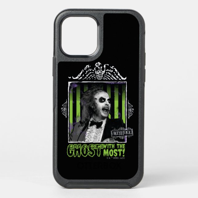 Beetlejuice | "Ghost With The Most" Portrait Otterbox iPhone Case (Back)