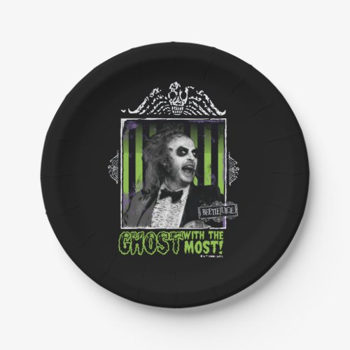 Beetlejuice  Ghost With The Most Portrait Paper Plates