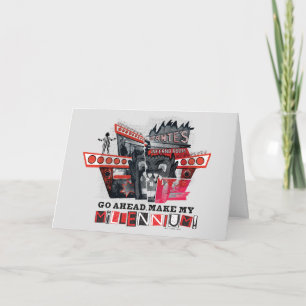 Beetlejuice Go Ahead Make My Millennium Card