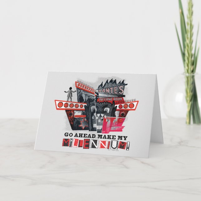 Beetlejuice | Go Ahead Make My Millennium Card (Front)