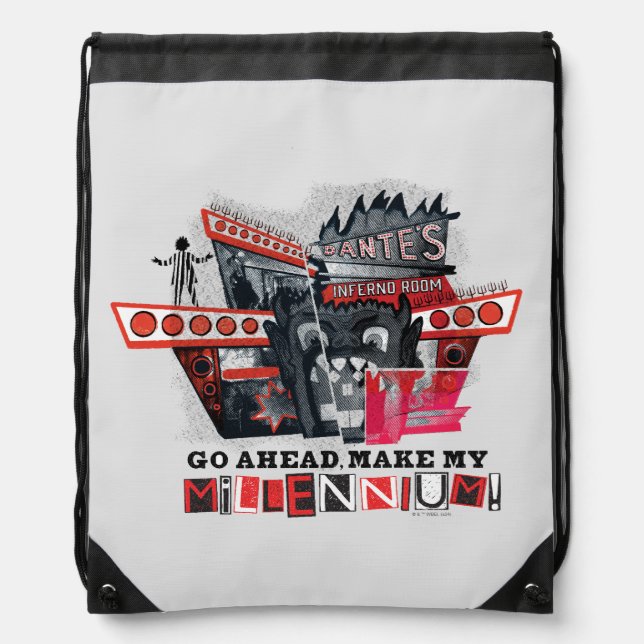 Beetlejuice | Go Ahead Make My Millennium Drawstring Bag (Front)