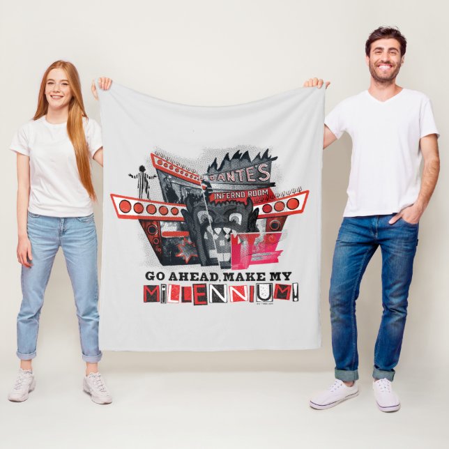 Beetlejuice | Go Ahead Make My Millennium Fleece Blanket (In Situ)