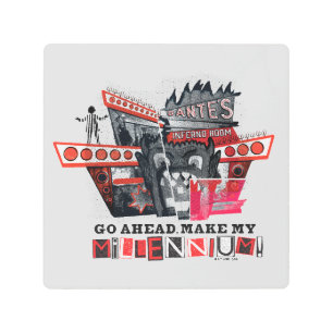 Beetlejuice   Go Ahead Make My Millennium Metal Print