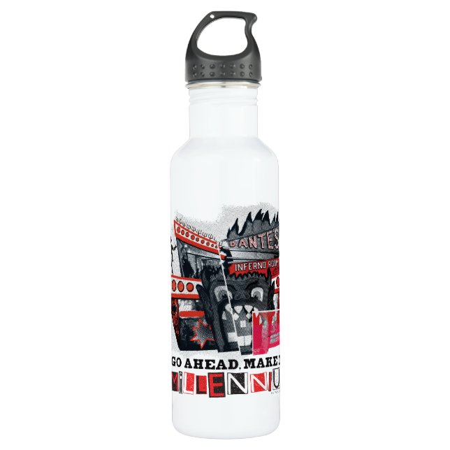 Beetlejuice | Go Ahead Make My Millennium Stainless Steel Water Bottle (Front)