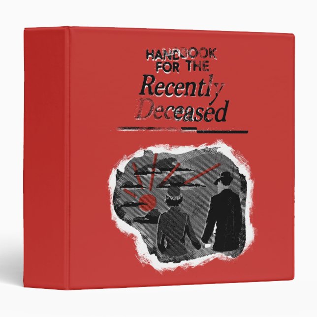 Beetlejuice | Handbook for the Recently Deceased 3 Ring Binder (Front/Spine)
